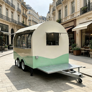 Camion de restauration entièrement équipé, remorque de restauration avec cuisine complète, remorque de traiteur, camion de restauration, remorque à café, remorque à jus - Product Image 1