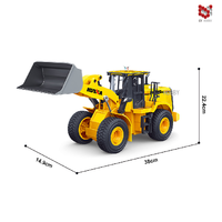 Huina 1552 radiocommande ingénierie voitures 11CH RC bulldozer télécommande Construction camion voiture jouets pour enfants