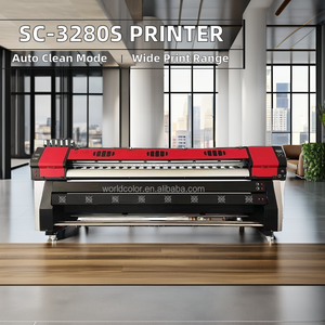 เครื่องพิมพ์อิงค์เจ็ท SC-3280S Eco-Solvent UV ขนาดใหญ่ 3.2 เมตร รุ่นใหม่ พร้อมหัวพิมพ์คู่ XP600 สำหรับโรงแรม - Product Image 2