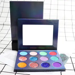 Profissional Matte Shimmer alto pigmento 12 cores sombra maquiagem paleta