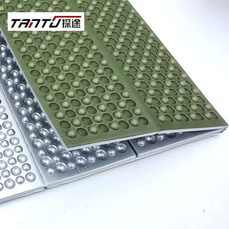 XPE 폼 Closed 셀 Honeycomb 알루미늄 접는 캠핑 Mat Pinnic Egg Next Foldable 자 Mat