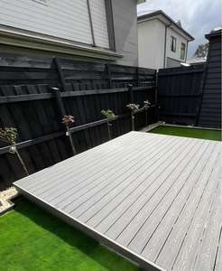 Wpc Decking Compuesto Impermeable y a prueba de humedad Madera Plástico Cubierta al aire libre 3D Relieve Pavimento - Product Image 6