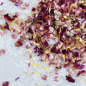 Petali di rosa essiccati petali reali bagno di bellezza pediluvio SPA all'ingrosso alla rinfusa 14 opzioni <span class=keywords><strong>fiori</strong></span> secchi coriandoli - Product Image 5