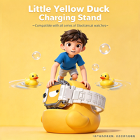 Support de charge en silicone en forme de canard de dessin animé pour montre connectée Imoo Kids Z12 Z9 Pro, station de charge de bureau, vente en gros