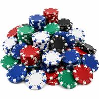 Jetons de poker en gros, directement de l'usine, multi-poids, en argile et ABS, logo personnalisé, livraison rapide, fourniture pour revendeurs