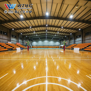 Structure en acier galvanisé robuste pour gymnase de basketball, panneaux isolés, portique personnalisé pour <span class=keywords><strong>usine</strong></span> - Product Image 1