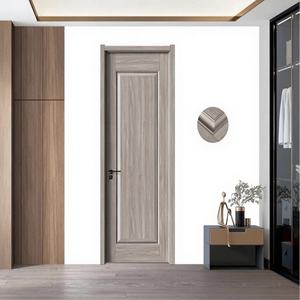 Puerta Exterior de Madera Sólida de Estilo Moderno, Resistente a la Deformación, Ignífuga, Insonorizada y Ecológica, para Apartamentos, Dormitorios y Hoteles - Product Image 1