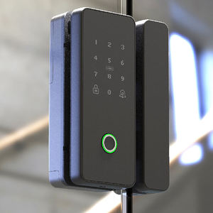 Serratura Biometrica Tuya Senza Foratura con Impronta Digitale e Scheda Chiave per Porte Scorrevoli in Vetro da Ufficio, 9 Lingue - Product Image 4