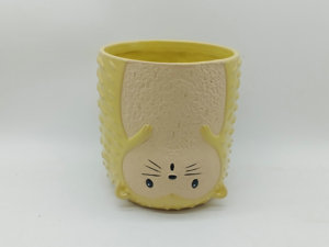 Simpatici piccoli animali <span class=keywords><strong>in</strong></span> piedi sulla sua <span class=keywords><strong>testa</strong></span> <span class=keywords><strong>in</strong></span> ceramica animali invertiti faccia vasi da fiori per soggiorno giardino - Product Image 6