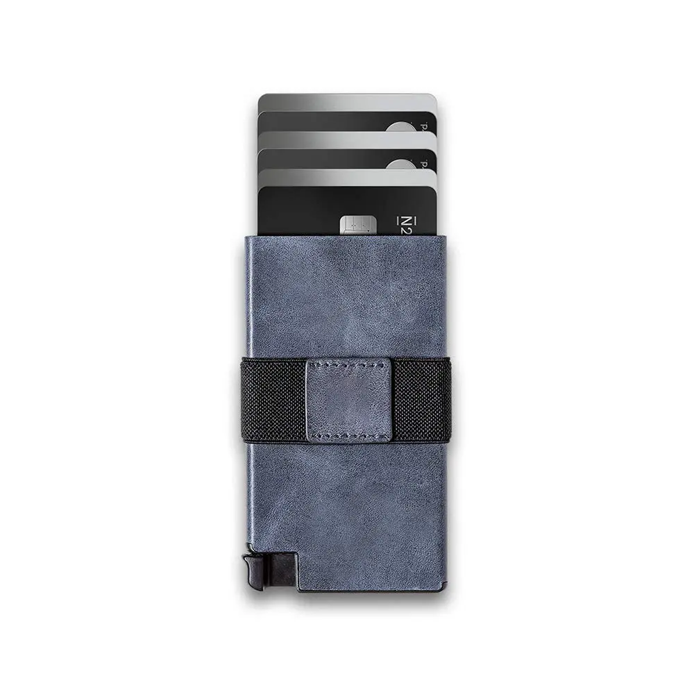 Nuovo portamonete da uomo in metallo di fascia alta personalizzato sottile design nordico semplice portafoglio portafoglio sottile porta carte da uomo