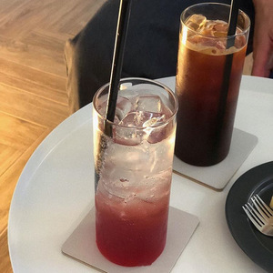 12Oz Thanh Lịch Kính Highball Cocktail Lớn Uống Kính Với Tùy Chỉnh Nặng Cơ Sở Nước Đá Nước Trái Cây Chai Ly - Product Image 5