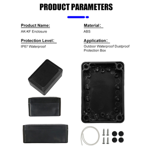 Szomk علبة جديدة تصنعها بنفسك IP67 علبة كهربائية خارجية ABS حاوية إلكترونية بلاستيكية - Product Image 2