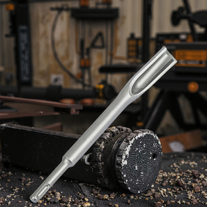 Burin <span class=keywords><strong>à</strong></span> découper en acier 40Cr en forme de V, pointe en carbure de 1/2 po, qualité DIY, pour <span class=keywords><strong>carrelage</strong></span>, maçonnerie, béton, <span class=keywords><strong>brique</strong></span> - Product Image 6