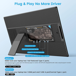 Monitor Portátil LCD IPS <span class=keywords><strong>de</strong></span> 15.6 Pulgadas FHD 1080P con Interfaz Tipo-C, Plug-and-Play, Extensión <span class=keywords><strong>de</strong></span> Pantalla Dual para Negocios - Product Image 4