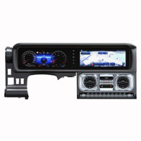 Autoradio Android à double écran de 12,3 pouces, tableau de bord numérique automatique pour Toyota Land Cruiser FJ 2007-2022