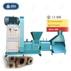 Biomass Briquette Production Press Charcoal Briquette Extruder