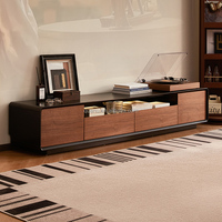DW1353 Quanu Nouvelle Arrivée Table Basse Moderne en Bois Vintage Ensemble Meuble TV et Table Basse Ethiopien pour Salon