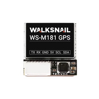 Antenne céramique Walksnail WS-M181 GPS M10 GNSS avec boussole QMC5883 intégrée pour pièces DIY RC longue portée