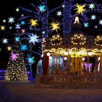 RGB Smart Light LED Explosions-Sternenlicht 3D Faltbar APP-Fernbedienung Musik-Synchronisation Moravia Feiertagsstraßendekoration Weihnachtsnachtlicht
