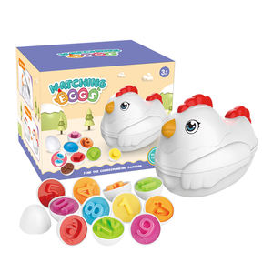 Produits tendance 2023 Nouveautés Jouet de jeu Assortir les œufs Légumes Reconnaître les œufs sensoriels Assortir les formes Jouets pour bébés 0-12 mois - Product Image 3