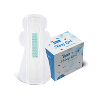 Serviettes hygiéniques féminines jetables pour femmes, super absorbantes, 50 ml, avec ailes, en coton, avec dos en PE, protection contre les fuites, utilisation nocturne