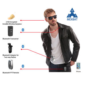 Mini écouteur Bluetooth caché sans fil, talkie-walkie discret, écouteurs Bluetooth pour les enquêteurs privés - Product Image 6