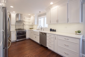 CBMmart ホワイトソリッドキャビネット モダンベニヤ食器棚 キッチンキャビネット - Product Image 2