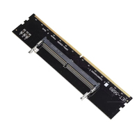 Tarjeta Adaptadora de Memoria de Laptop a Escritorio, Conector SO-DIMM a PC DIMM DDR3 DDR4 DDR5 RAM, en Stock