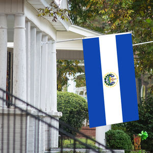 ธงเอลซาวาดอร์100% ฟุตผ้าโพลีเอสเตอร์พิมพ์ลายดิจิทัล3ply 3X5ฟุตแบบสั่งทำ - Product Image 5