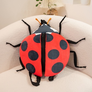 Nouvel Arrivage Sac à Dos Peluche Abeille et <span class=keywords><strong>Coccinelle</strong></span>, Sac Insecte en Peluche, Cadeau d'Anniversaire pour Enfants, Sac Doux Abeille et <span class=keywords><strong>Coccinelle</strong></span>, Poupée Sac - Product Image 5
