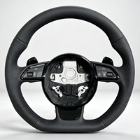 Volant de voiture en cuir perforé personnalisé pour Audi B8 B9 A3 A4 A5 A6 C7 A7 S3 S4 S5 S6 S7 RS3 RS4 RS5 RS6 RS7 Q3 Q5 Q7 Q8 R8