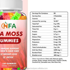 มอสไอริชจากทะเลธรรมชาติเข้มข้นสูง ผลิตจากน้ำผลไม้ธรรมชาติ 100% ชนิดกัมมี่ ประโยชน์สำหรับผู้ใหญ่ ช่วยเสริมสร้างสุขภาพ - Product Image 5