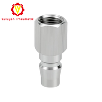 PF pneumatique type C autobloquant fer chromé Joint compresseur d'air pompe raccord raccord rapide accessoires Pu Tube tuyau