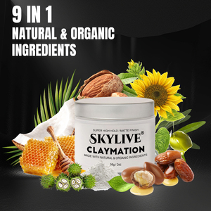 <span class=keywords><strong>Barberia</strong></span> Hair Styling Wax Cream Hombres Productos de peinado Mate Hair Clay Fiber Hair Wax Gel Productos de peluquería - Product Image 4