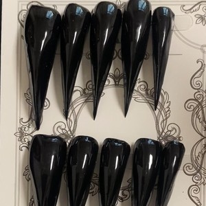<span class=keywords><strong>Faux</strong></span> ongles à presser Dragon Armor, motif griffe de dragon, effet dégradé sanglant, série griffes éclatées, style européen et américain, pour le commerce extérieur - Product Image 4