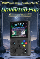 Console de Jeu Portable Classique S DC35V 3,5'' HD Mini Console de Jeux Linux 4000mAh avec WiFi et Joystick Remplaçable