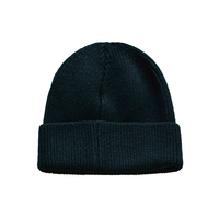 Bonnet d'hiver tricoté unisexe en acrylique 100% avec revers, broderie de haute qualité, personnalisable avec lettres et logo, idéal pour le voyage