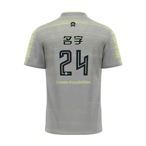 T-shirt de badminton respirant à manches courtes en polyester pour hommes - Product Image 6