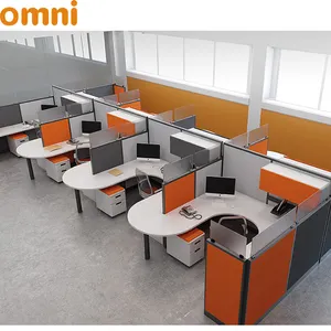 China Manufacturers Modern Design Partition Project Cubicle Office Workstation Desk