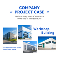 Edificio de Almacén con Estructura de Acero Moderna, Vigas de Acero en Forma de H, Construcción Prefabricada Galvanizada para Garaje, Cobertizo, Almacenamiento 5