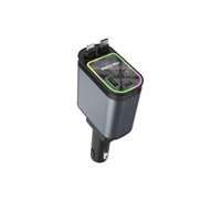 Chargeur de voiture transfrontalier B1 Starry Sky OLIVER Fit 120W à charge ultra-rapide, type-C, quatre ports, câble rétractable, allume-cigare