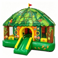 Château gonflable d'extérieur de qualité commerciale avec toboggan pour parc d'attractions, aire de jeux, fête scolaire, divertissement