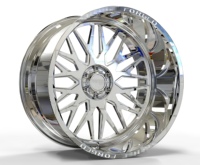 Jantes forgées tout-terrain personnalisées pour camion 22x12 24x14 26x14 à profil profond 6x139.7 pour F250 F350 Silverado 2500 Ram