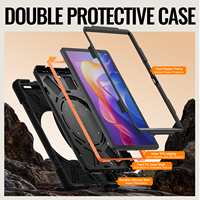 Casing silikon hibrida kasar, sarung HP dengan tali tangan untuk Redmi Pad 2 11 "2025