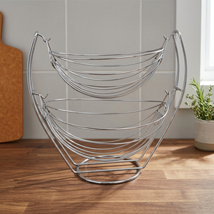 Panier de rangement pour vêtements, design minimaliste rond, panier de rangement à crochet pour salle de bain, fil métallique durable - Product Image 4