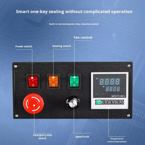110V 220V Vertical Pintura automática Película plástica Envasado continuo de alimentos y sellador térmico Máquina de sellado de bandas Bolsa de plástico - Product Image 2