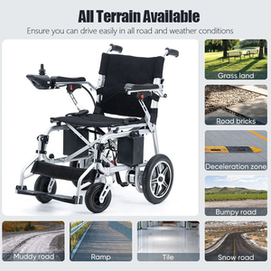 Engelliler İçin Hareketlendirme El Bisikleti Elektrikli Sandalye Hafif Ucuz Fiyatlı Katlanabilir Elektrikli Tekerlekli Sandalye - Product Image 6