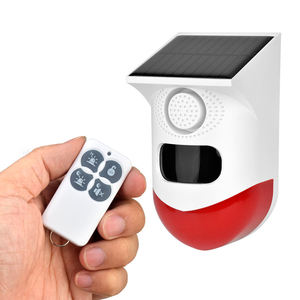 CT80R Standalone Anti Thief Solar PIR Infrared Motion <b>Sensor</b> Detector Strobe Siren 120dB Alarm Wide Angle Waterproof - Product Image 1