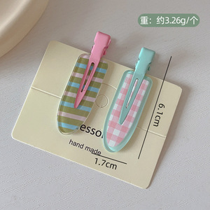 Kinling Design OEM Serie Spring Juice Graziose Mollette per Capelli in Plastica a Forma di Uva e Anguria Stile Europeo per Feste Femminili - Product Image 5