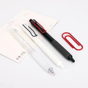 Jiwushe Press Type Neutral <b>Pen</b> 0.5mm Quick Drying Large Capacity Comfortable Writing Office School Use - Product Image 2
